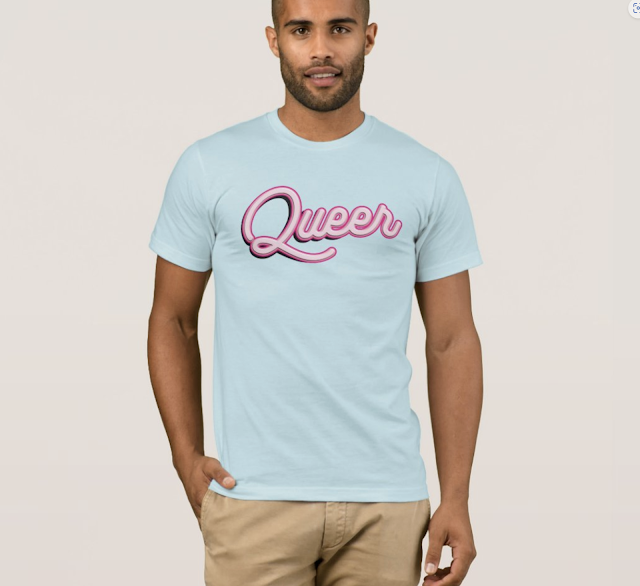 Queer bubblegum inspired T-shirt.