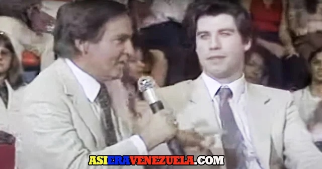 John Travolta en Sábado Sensacional con Delia Dorta