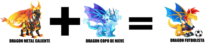 como sacar al dragon futbolista en dragon city combinacion 4