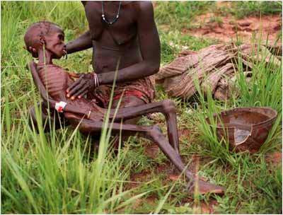 starving children in africa. WITH ALL OF THIS BULLSHIT