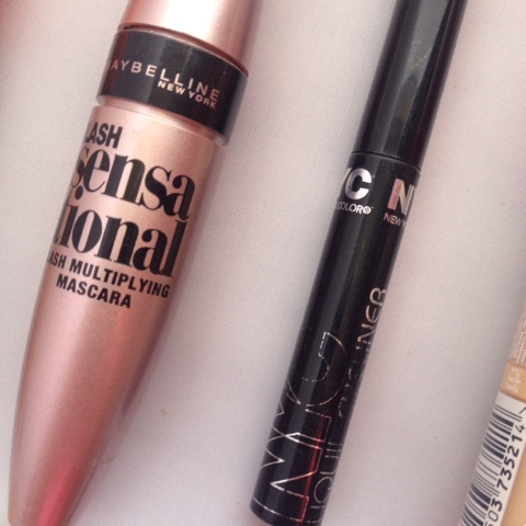 Maybelline Lash Sensational Mascara and NYC Liquid Eyeliner