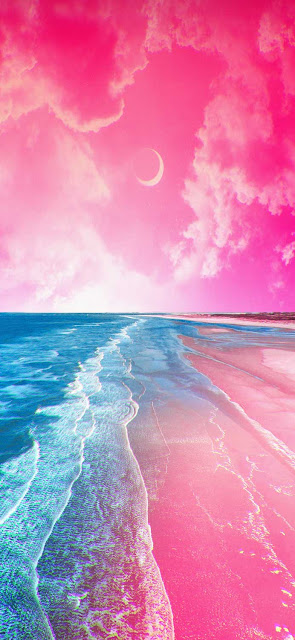 Beach, Sea, Water, Cloud, Pink Wallpaper is a unique 4K ultra-high-definition wallpaper available to download in 4K resolutions.