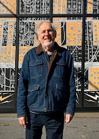 Herb Deutsch outside the Moog Music building in Asheville, NC