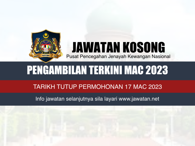 Jawatan Kosong NFCC Jabatan Perdana Menteri Mac 2023