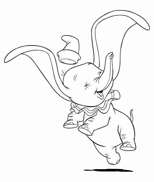 Top 7 Dumbo Coloring Pages - Dumbo and the Elephant - FREE