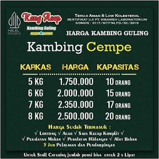 Kambing Guling Padalarang,Harga Kambing Guling Padalarang,