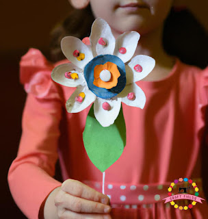 Flower crown image with a girl wearing it
