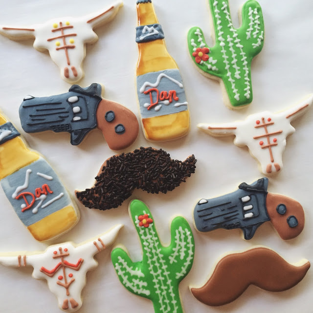 Arizona Desert / Beer /Guns Cookies by Sweet Jenny Belle