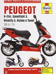 Peugeot V-Clic, Speedfight 3, Vivacity 3, Kisbee & Tweet (08 To 14)