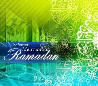 Wallpaper Kartu Ucapan Selamat Sambut Ramadan (Marhaban Ramadan 