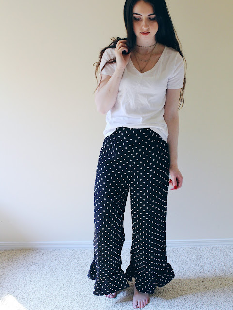 polka dot SHEIN pants