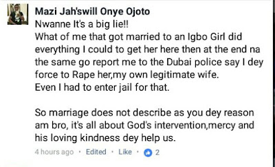 Nigerian man narrates how he was jailed after his Igbo wife reported him to Dubai Police claiming he raped her
