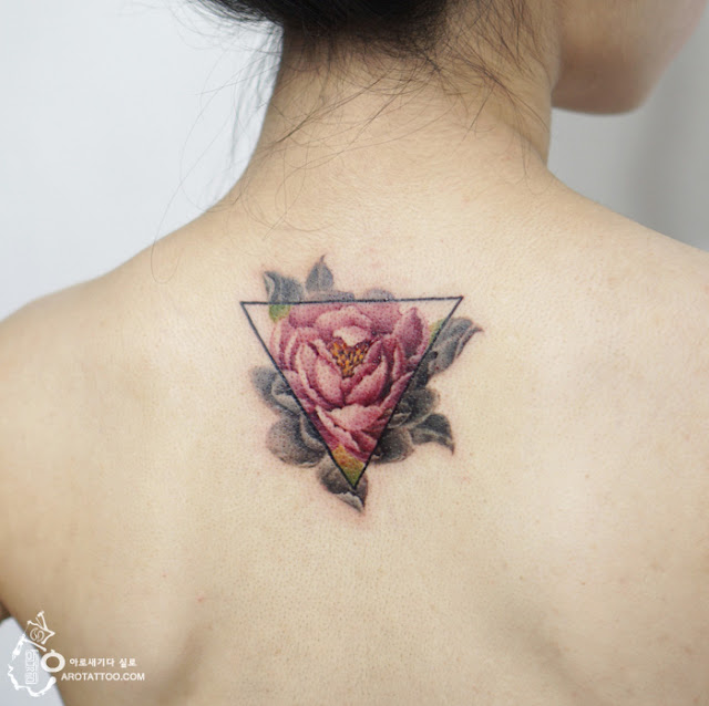 watercolor flower body tattoos