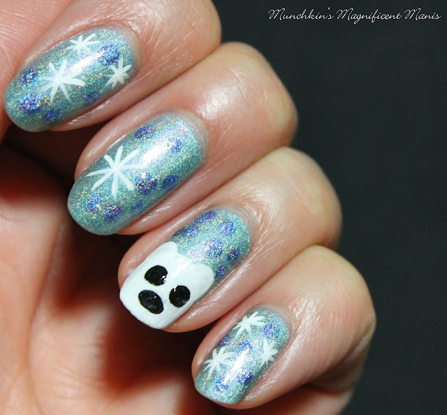 Polar Bear Nail Design