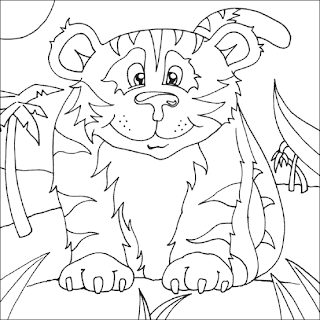 tiger ideas coloring pages for kids