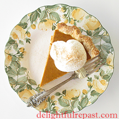 Perfect Pumpkin Pie - ThermoWorks Giveaway / www.delightfulrepast.com