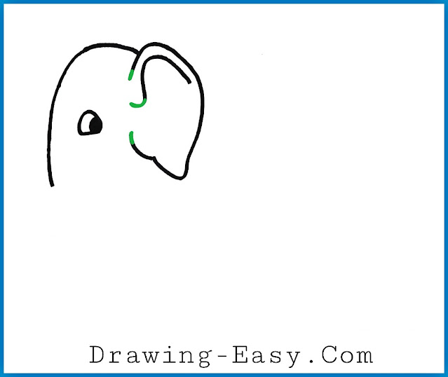 How to Draw an Elephant | Step by step elephant Drawing for Kids