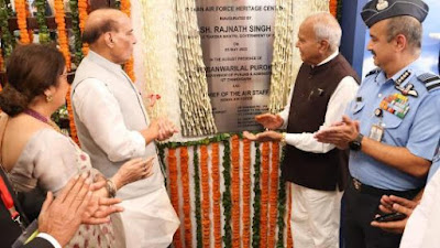 Defence Minister inaugurates first Indian Air Force Heritage Centre in Chandigarh