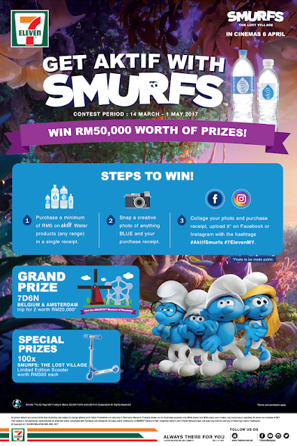 Get Aktif with Smurfs!