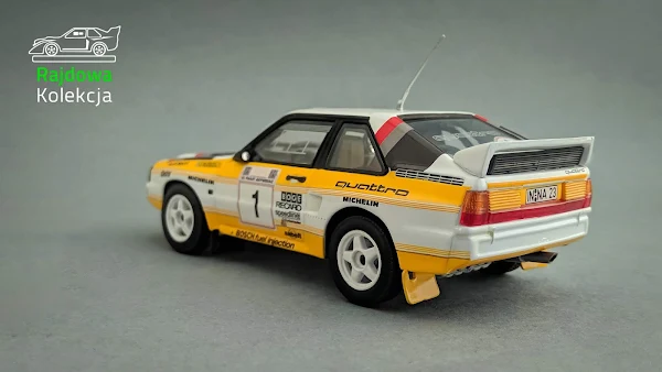 Minichamps Audi Sport Quattro, Rajd Akropolu 1985