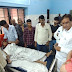 आकाशीय बिजली गिरने से चार घायल, पूर्व मंत्री कृपलानी ने चिकित्सालय पहुंच पूछी कुशलक्षेम