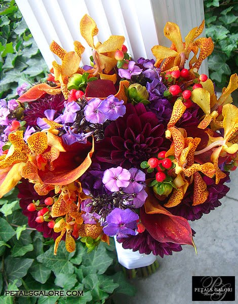 Caribbean Tropical wedding bouquet Photograph Petals Galore