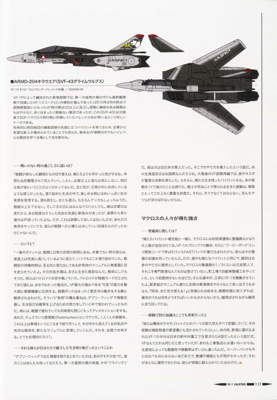 Variable Fighter Master File VF-1 Valkyrie Space Wings
