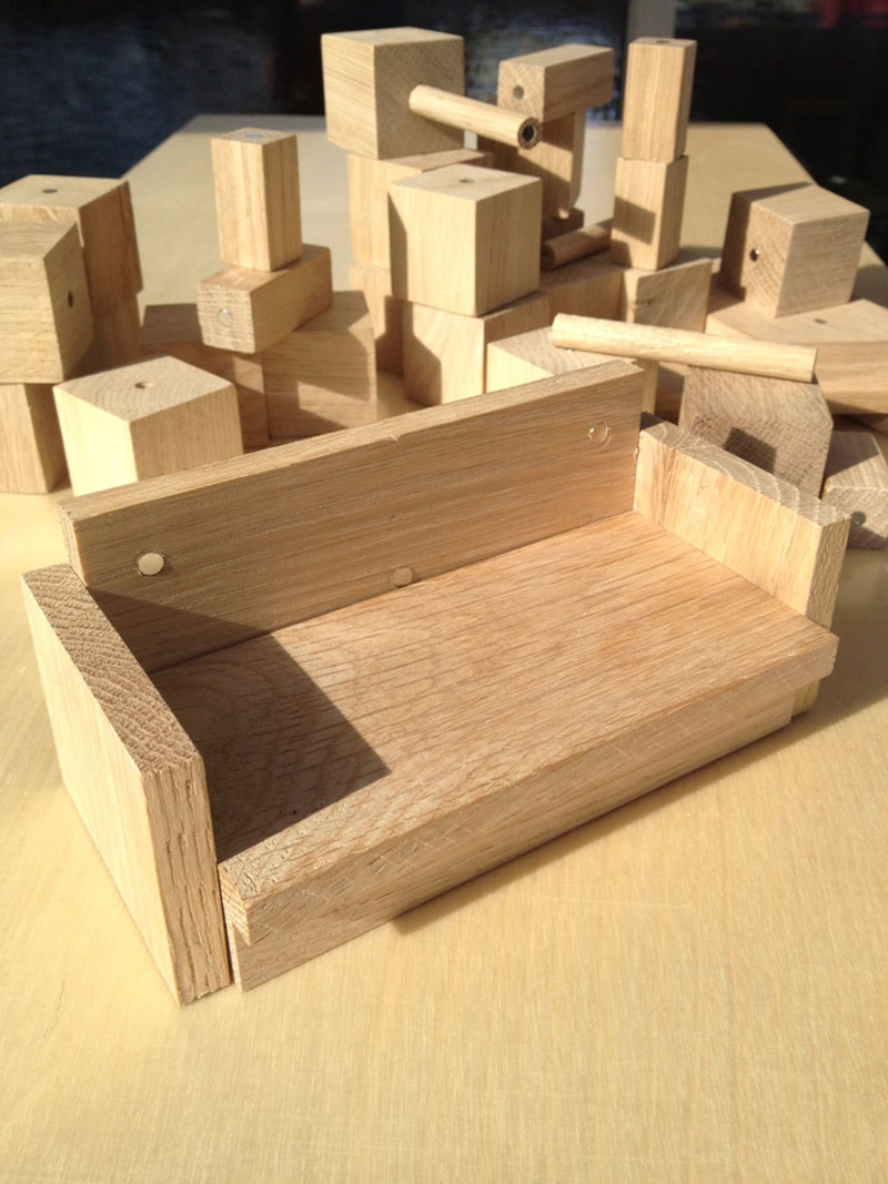 build oak coffee table