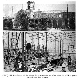 Construcción de altos del Portal de la cárcel 1914