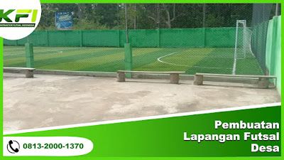 Pembuatan Lapangan Futsal Desa