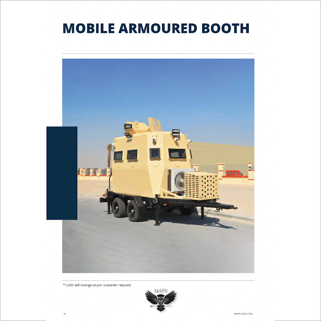 MSPV Armoured Mobile Booth