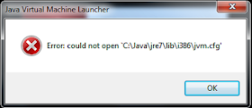 Error: could not open 'C:\Program Files\Java\jre8\lib\amd64\jvm.cfg'