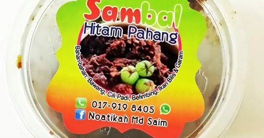 ALw!z b3 my baby: Sambal Hitam Pahang Sedap Gilerss~