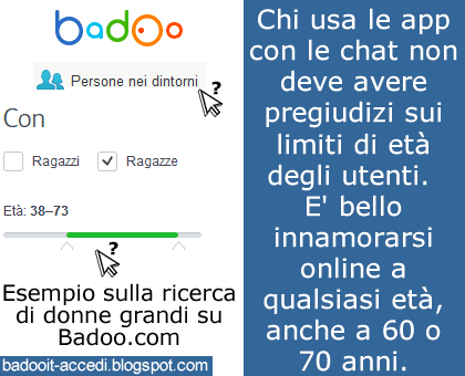 persone anziane in chat