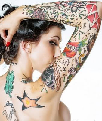 tattoos for women. tattoos on women. portrait