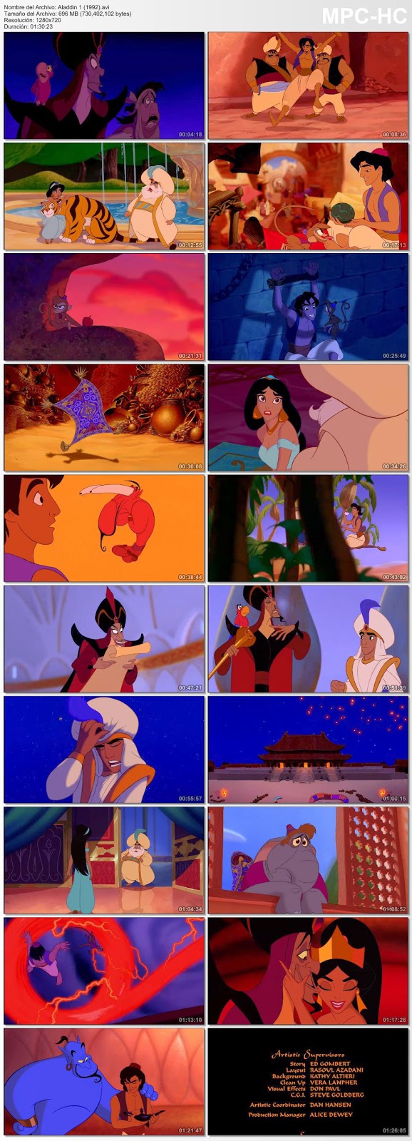Capturas - Aladdin (Aladino)