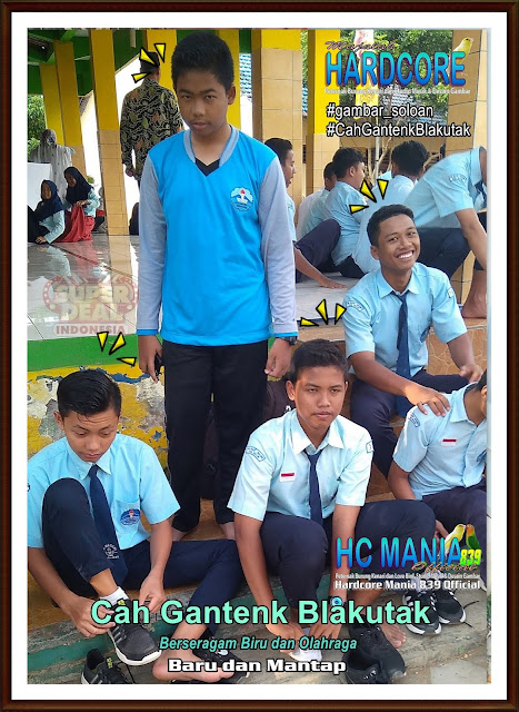 Gambar Siswa-Siswi SMA Negeri 1 Ngrambe Cover Biru - Buku Album Gambar Soloan Edisi 6