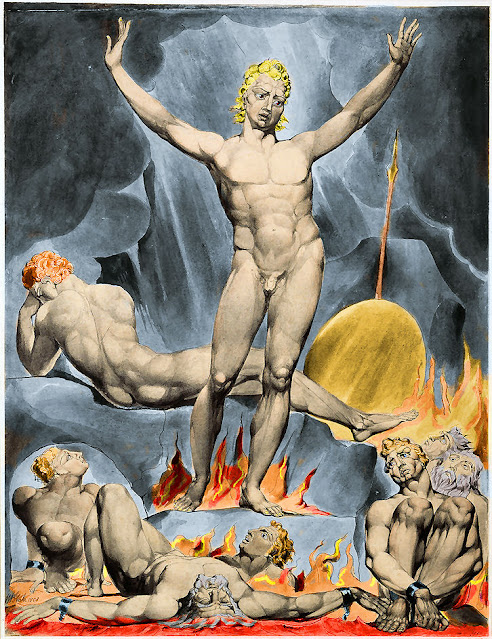 Blake Portrayed Satan As A Fallen Angel .... The Devils Graveyards Number Twelve.