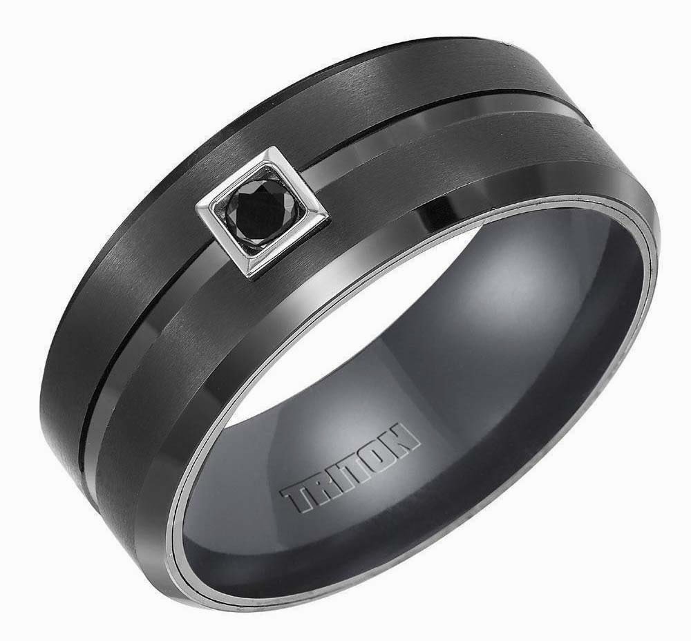 ... triton mens black wedding rings diamond model categories wedding rings