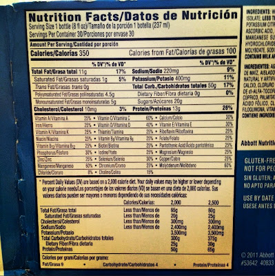 day 13 post double jaw (orthognathic) surgery ensure nutrition facts