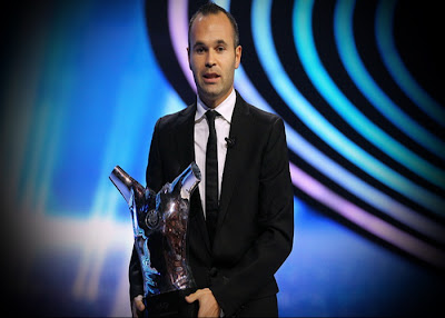 Iniesta as the best player in Europe last season