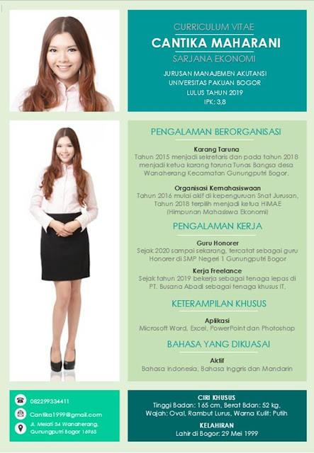 Contoh Curriculum Vitae yang Menarik