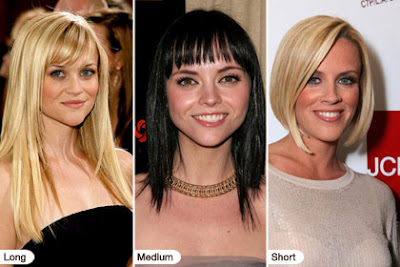 sample face shape hairstyles