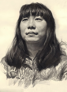 Portrait Drawing with Pencil