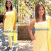 Sindhu Tulani in Yellow Embroidery Sleeve Less Salwar kameez