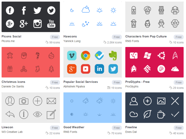 ICONFINDER SET ICONOS GRATIS