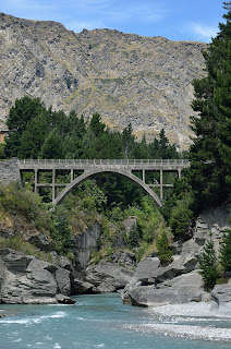 Bridge over the Shotover River in Queenstown, NZ