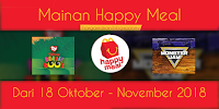 Mainan Happy Meal McD Oktober - November 2018