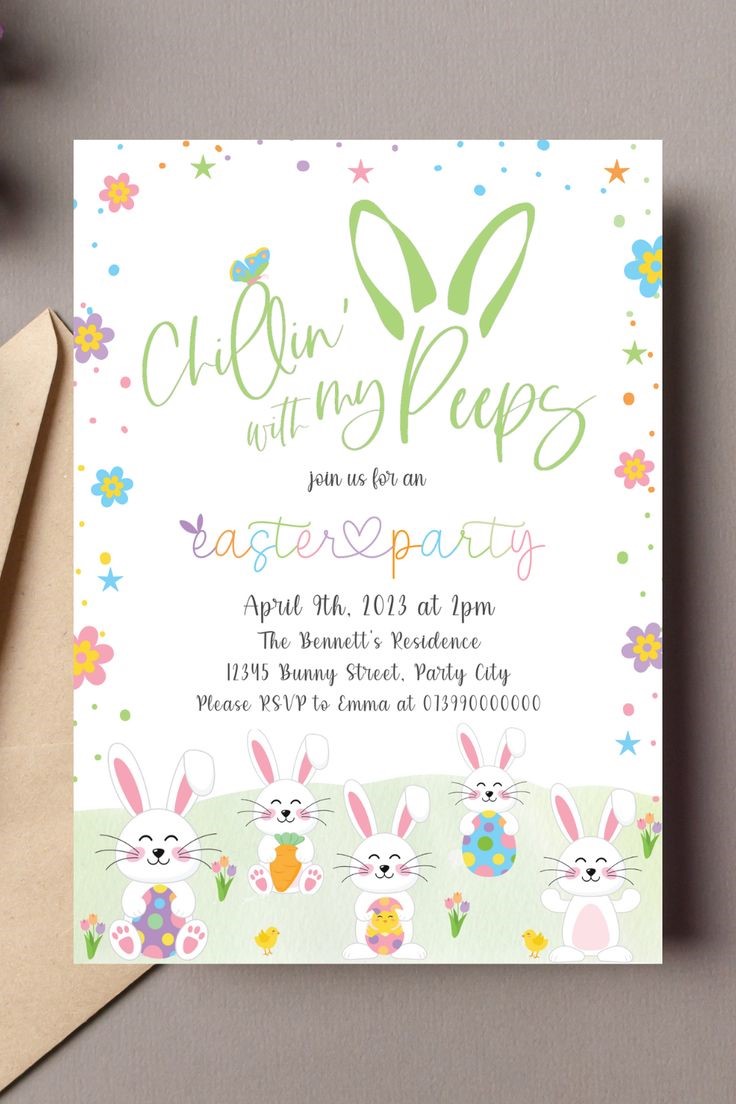 Easter Invitation Cards