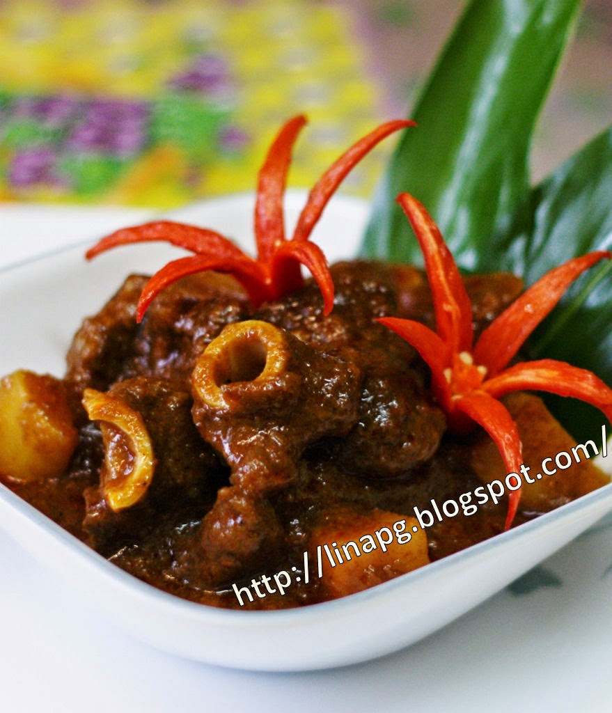 Resepi Gulai Daging Bawang Goreng (Tanpa Santan) - TERATAK 